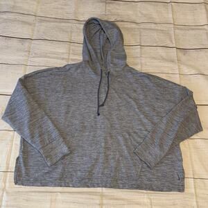 Nike Dri-FIT Womens Size XXL 2XL Cropped Yoga Hoodie Blue CQ8833-491